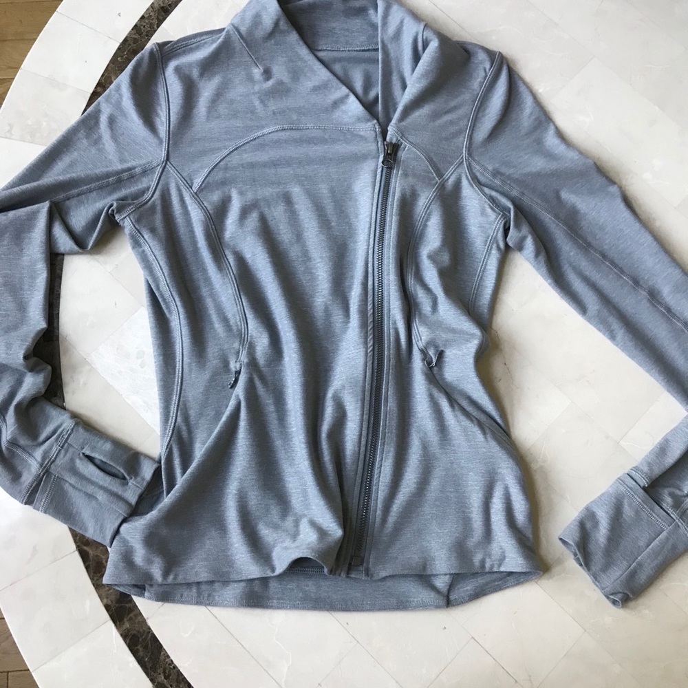 Lululemon Precision Jacket Heathered Battleship - image 7